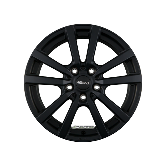 RC DESIGN - RC25T SCHWARZ KLAR MATT (SKM) 6,5X16 LK:5/160 ET:60 ML:65,1